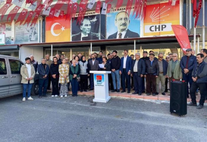 CHP Bozyaz le Bakan Binicier: Terre lanet olsun!