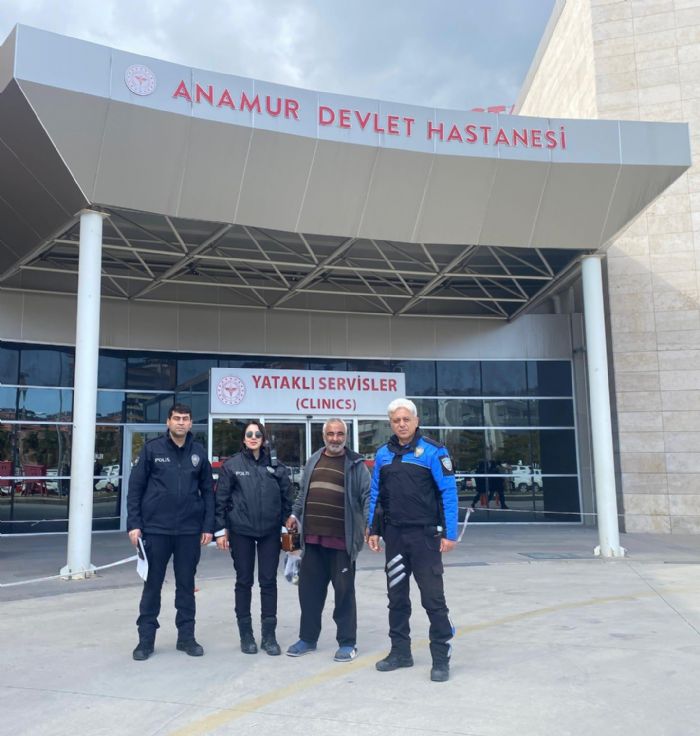 Bozyaz İlçe Emniyet Müdürlüğünden Örnek Davrans&#