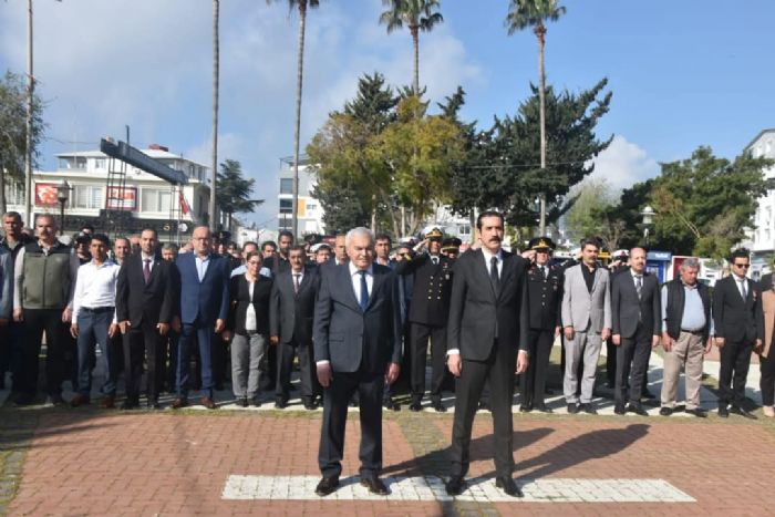 Bozyaz’da 18 Mart anakkale Zaferi ve ehitleri Anma Gn elenk Sunma Treni Yapld
